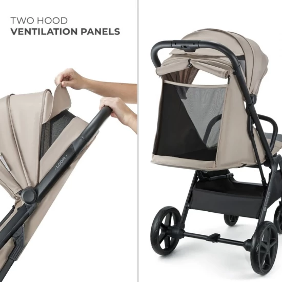 Carucior sport Kinderkraft Loom 0-22 kg Linen Beige