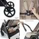 Carucior sport Kinderkraft Loom 0-22 kg Linen Beige