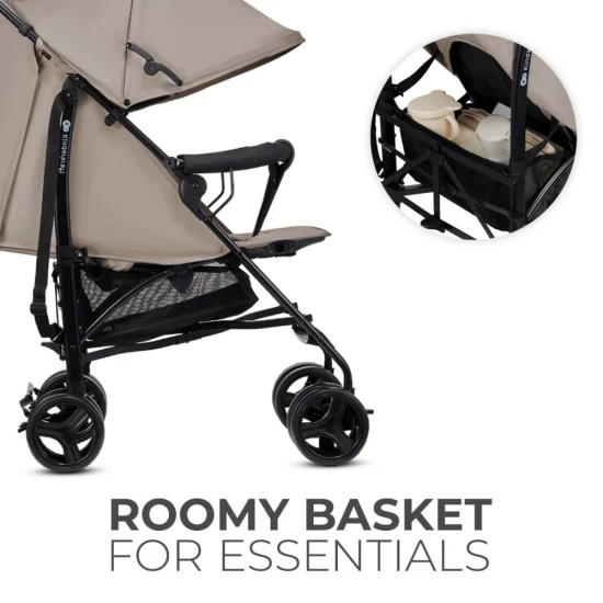 Carucior sport Kinderkraft Tik, tip umbrela, Stone Beige Carucior sport Kinderkraft Tik, tip umbrela, Stone Beige