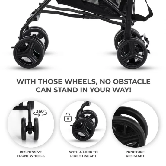 Carucior sport Kinderkraft Tik, tip umbrela, Stone Beige Carucior sport Kinderkraft Tik, tip umbrela, Stone Beige