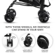 Carucior sport Kinderkraft Tik, tip umbrela, Stone Beige Carucior sport Kinderkraft Tik, tip umbrela, Stone Beige