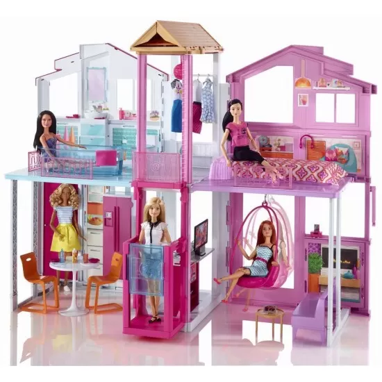 Casa Barbie cu 3 etaje Casa Barbie cu 3 etaje