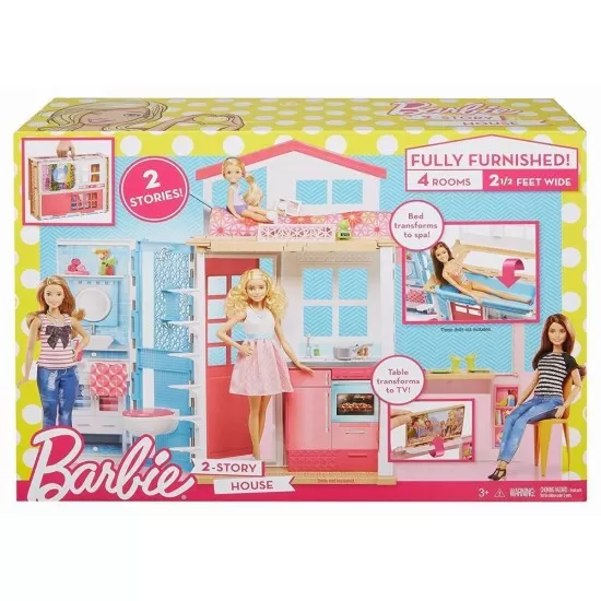 Casuta papusii Barbie 2-Story Casuta papusii Barbie 2-Story