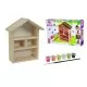 Set creativ de pictat - Casuta albinelor din lemn Set creativ de pictat - Casuta albinelor din lemn