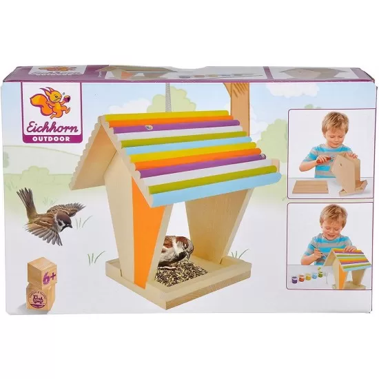 Set creativ de pictat - Casuta pentru hrana pasarilor Set creativ de pictat - Casuta pentru hrana pasarilor