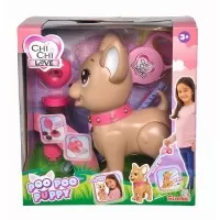 Catelus Chi Chi Love Poo Poo cu accesorii