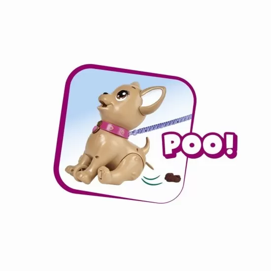 Catelus Chi Chi Love Poo Poo cu accesorii Catelus Chi Chi Love Poo Poo cu accesorii