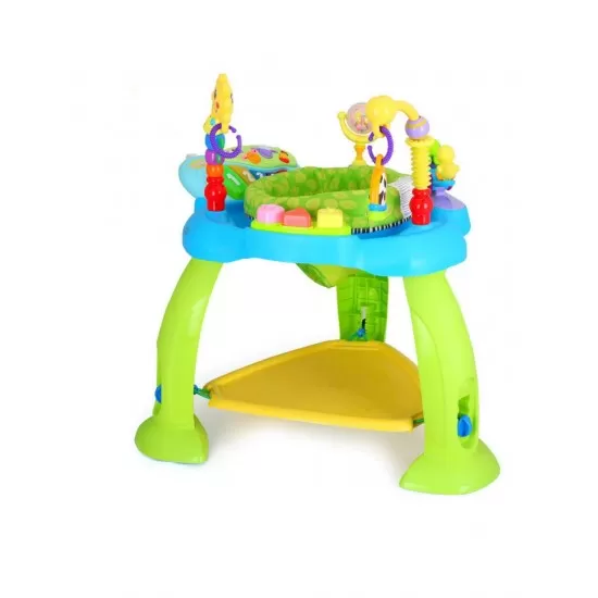 Centru de activitati pentru bebelusi Hola Toys albastru Centru de activitati pentru bebelusi Hola Toys albastru