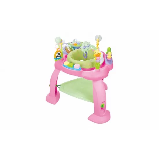 Centru de activitati pentru bebelusi Hola Toys roz Centru de activitati pentru bebelusi Hola Toys roz