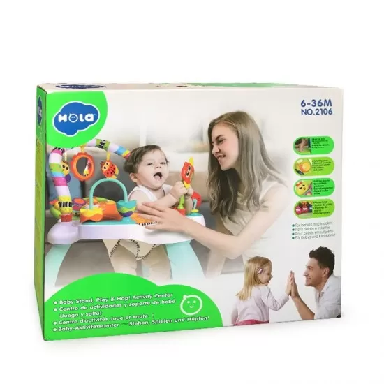Centru de joaca multifunctional Hola Toys cu rotire 360 grade Centru de joaca multifunctional Hola Toys cu rotire 360 grade