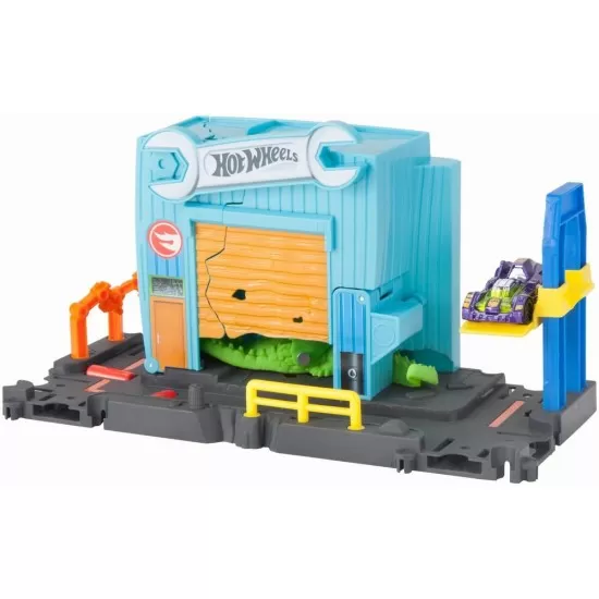 Set Cursa cu obstacol Hot Wheels City - Atacul crocodilului Set Cursa cu obstacol Hot Wheels City - Atacul crocodilului