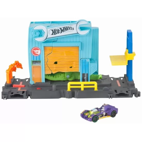 Set Cursa cu obstacol Hot Wheels City - Atacul crocodilului Set Cursa cu obstacol Hot Wheels City - Atacul crocodilului