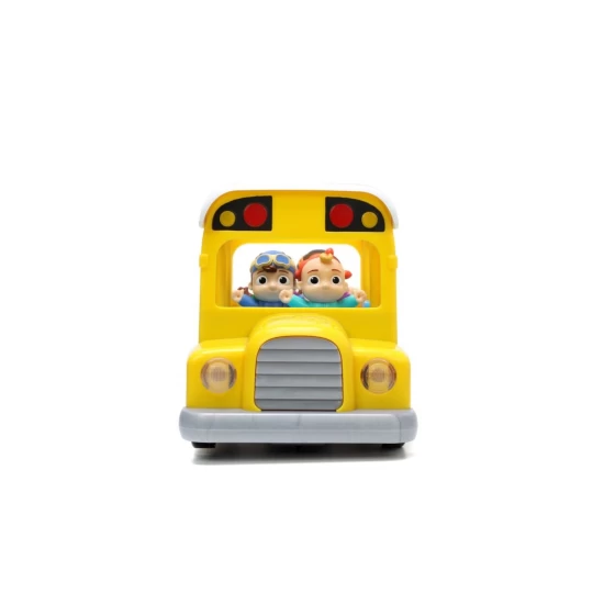 Autobuz scolar cu telecomanda, sunete si lumini Cocomelon scara 1:18