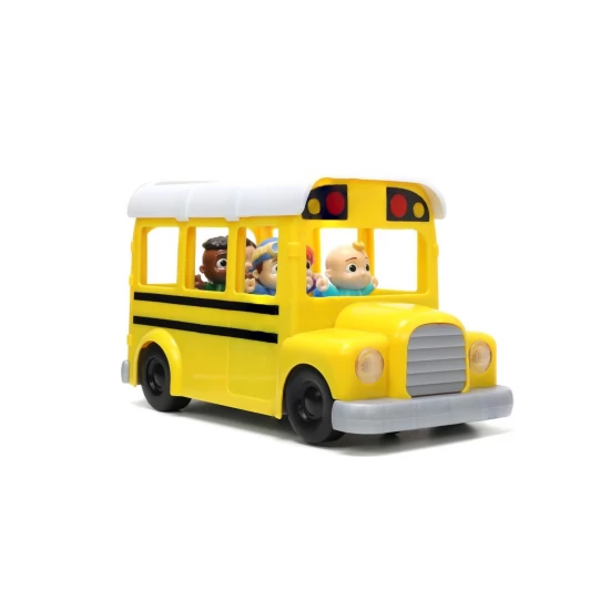 Autobuz scolar cu telecomanda, sunete si lumini Cocomelon scara 1:18