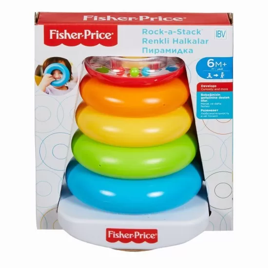 Jucarie bebelusi Piramida cu inele Fisher Price Jucarie bebelusi Piramida cu inele Fisher Price