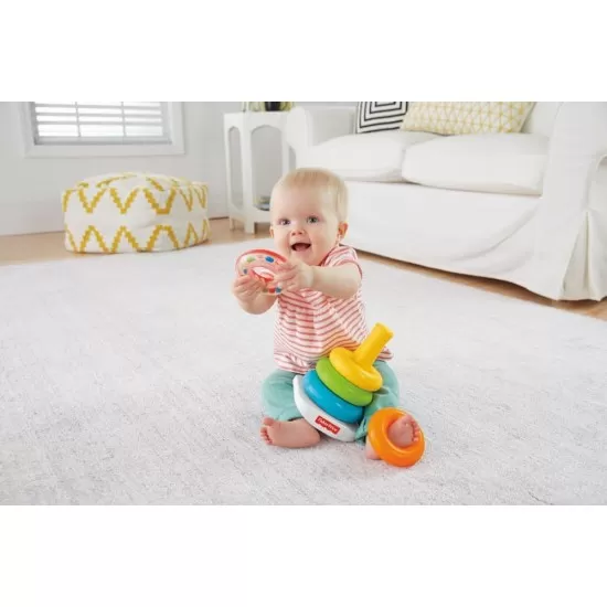 Jucarie bebelusi Piramida cu inele Fisher Price Jucarie bebelusi Piramida cu inele Fisher Price
