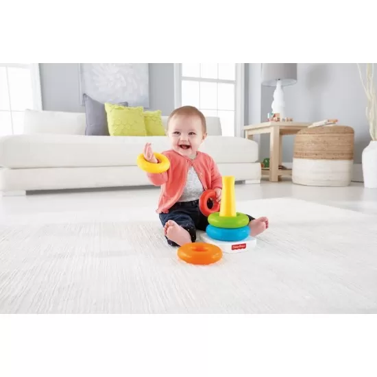 Jucarie bebelusi Piramida cu inele Fisher Price Jucarie bebelusi Piramida cu inele Fisher Price