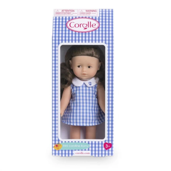 Papusa Mini Corolline Romy rochita albastra 20 cm
