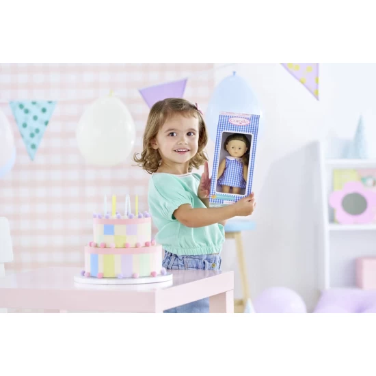 Papusa Mini Corolline Romy rochita albastra 20 cm