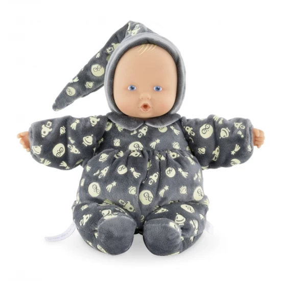 Papusa bebelus Babipouce Glow in the Dark, straluceste in intuneric, 28 cm