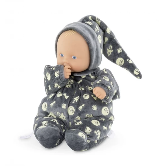 Papusa bebelus Babipouce Glow in the Dark, straluceste in intuneric, 28 cm