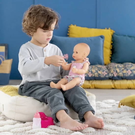 Papusa bebelus Emma Corolle cu accesorii si miros de vanilie 36 cm