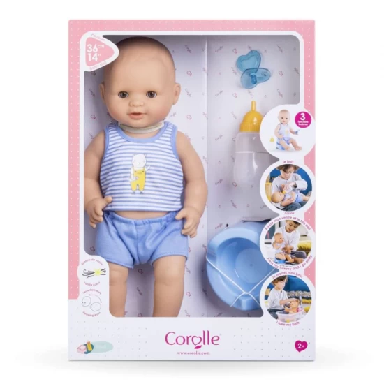 Set de joaca bebelus Paul Corolle cu accesorii 36 cm si miros de vanilie