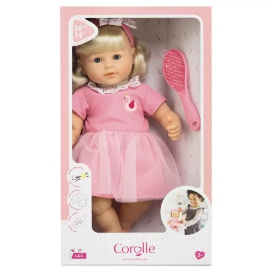 Papusa cu corp moale Corolle Adele blonda 36 cm Papusa cu corp moale Corolle Adele blonda 36 cm