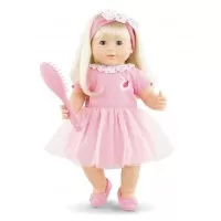 Papusa cu corp moale Corolle Adele blonda 36 cm