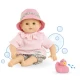 Papusa bebelus pentru baie Coralie 30 cm cu ratusca de baie