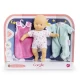 Set de joaca Bebelusul Calin Noapte Buna alb 20 cm cu accesorii