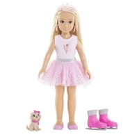 Set de joaca papusa balerina Valentine 28 cm cu accesorii