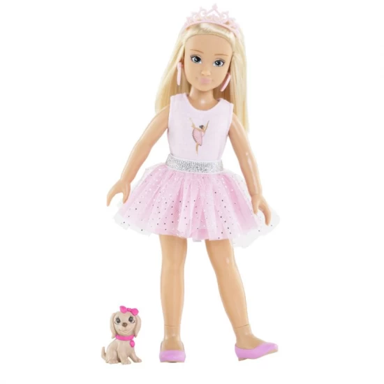 Set de joaca papusa balerina Valentine 28 cm cu accesorii