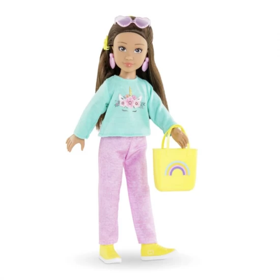 Set Corolle Cumparaturi Surpriza cu papusa Luna 28 cm si accesorii