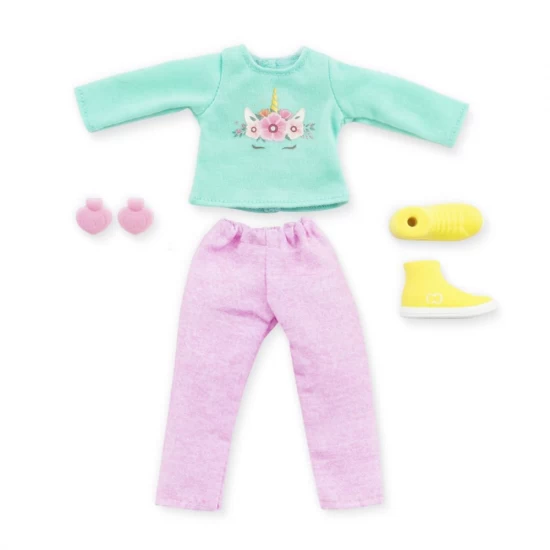 Set Corolle Cumparaturi Surpriza cu papusa Luna 28 cm si accesorii