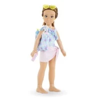 Set de joaca papusa Zoe 28 cm cu accesorii plaja
