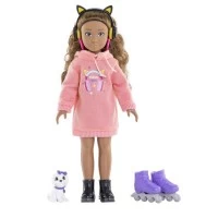Set  de joaca Muzica si Moda cu papusa Melody 28 cm