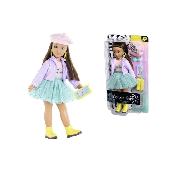 Set de joaca Saptamana Modei la Milano cu papusa Corolle Luna 28 cm