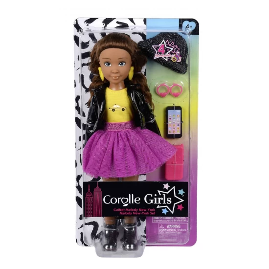 Set de joaca Saptamana Modei la New York cu papusa Corolle Melody 28 cm