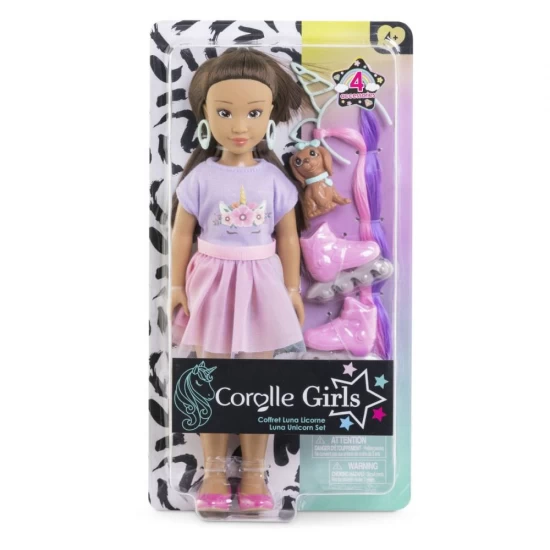 Set de joaca Corolle Unicorn cu papusa Luna 28 cm