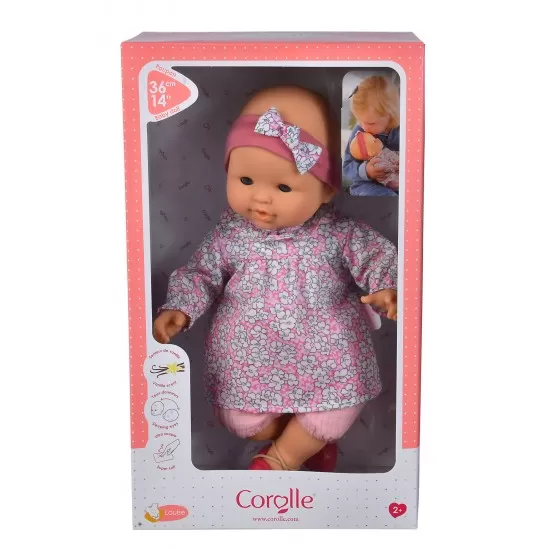 Papusa bebelus cu corp moale Corolle Louise 36 cm Papusa bebelus cu corp moale Corolle Louise 36 cm