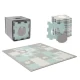 Covoras de joaca Kinderkraft Luno Shapes puzzle 3D spuma Mint Covoras de joaca Kinderkraft Luno Shapes puzzle 3D spuma Mint