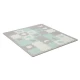Covoras de joaca Kinderkraft Luno Shapes puzzle 3D spuma Mint Covoras de joaca Kinderkraft Luno Shapes puzzle 3D spuma Mint