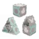 Covoras de joaca Kinderkraft Luno Shapes puzzle 3D spuma Mint Covoras de joaca Kinderkraft Luno Shapes puzzle 3D spuma Mint