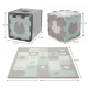 Covoras de joaca Kinderkraft Luno Shapes puzzle 3D spuma Mint Covoras de joaca Kinderkraft Luno Shapes puzzle 3D spuma Mint