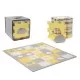 Covoras de joaca puzzle 3D din spuma Kinderkraft Luno Shapes Yellow Covoras de joaca puzzle 3D din spuma Kinderkraft Luno Shapes Yellow
