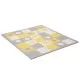 Covoras de joaca puzzle 3D din spuma Kinderkraft Luno Shapes Yellow Covoras de joaca puzzle 3D din spuma Kinderkraft Luno Shapes Yellow