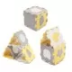 Covoras de joaca puzzle 3D din spuma Kinderkraft Luno Shapes Yellow Covoras de joaca puzzle 3D din spuma Kinderkraft Luno Shapes Yellow