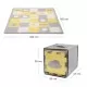Covoras de joaca puzzle 3D din spuma Kinderkraft Luno Shapes Yellow Covoras de joaca puzzle 3D din spuma Kinderkraft Luno Shapes Yellow