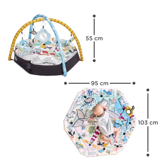 Covoras educational Kinderkraft Smartplay Sea Covoras educational Kinderkraft Smartplay Sea